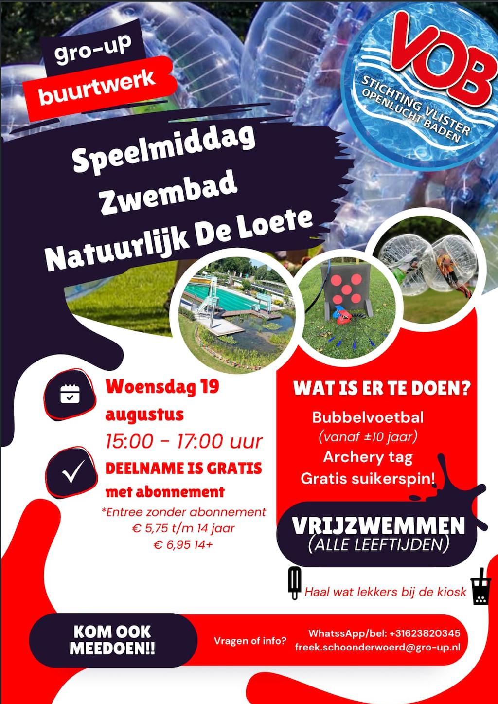 Flyer Speelmiddag Natuurlijk De Loete
