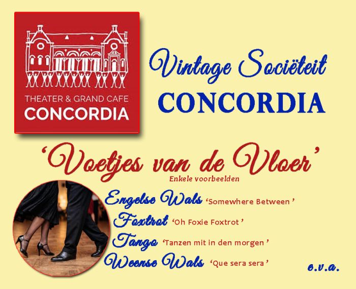 Vintage Sociëteit Concordia: Voetjes van de vloer in Concordia