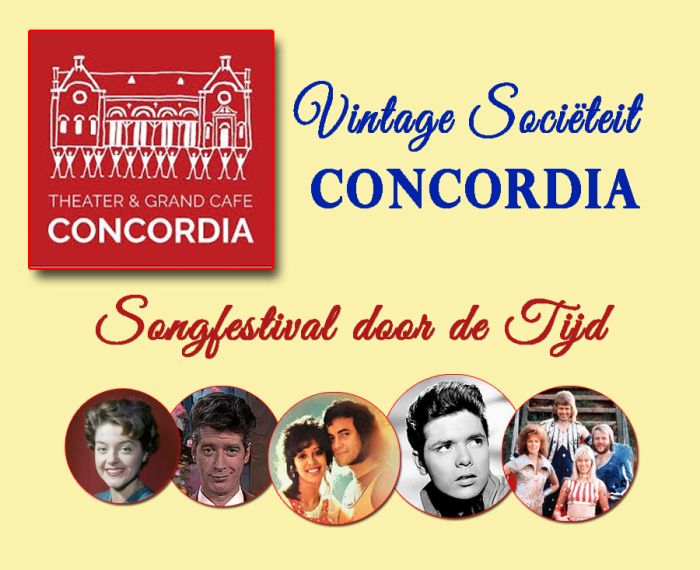 Vintage Sociëteit Concordia: Songfestival door de tijd