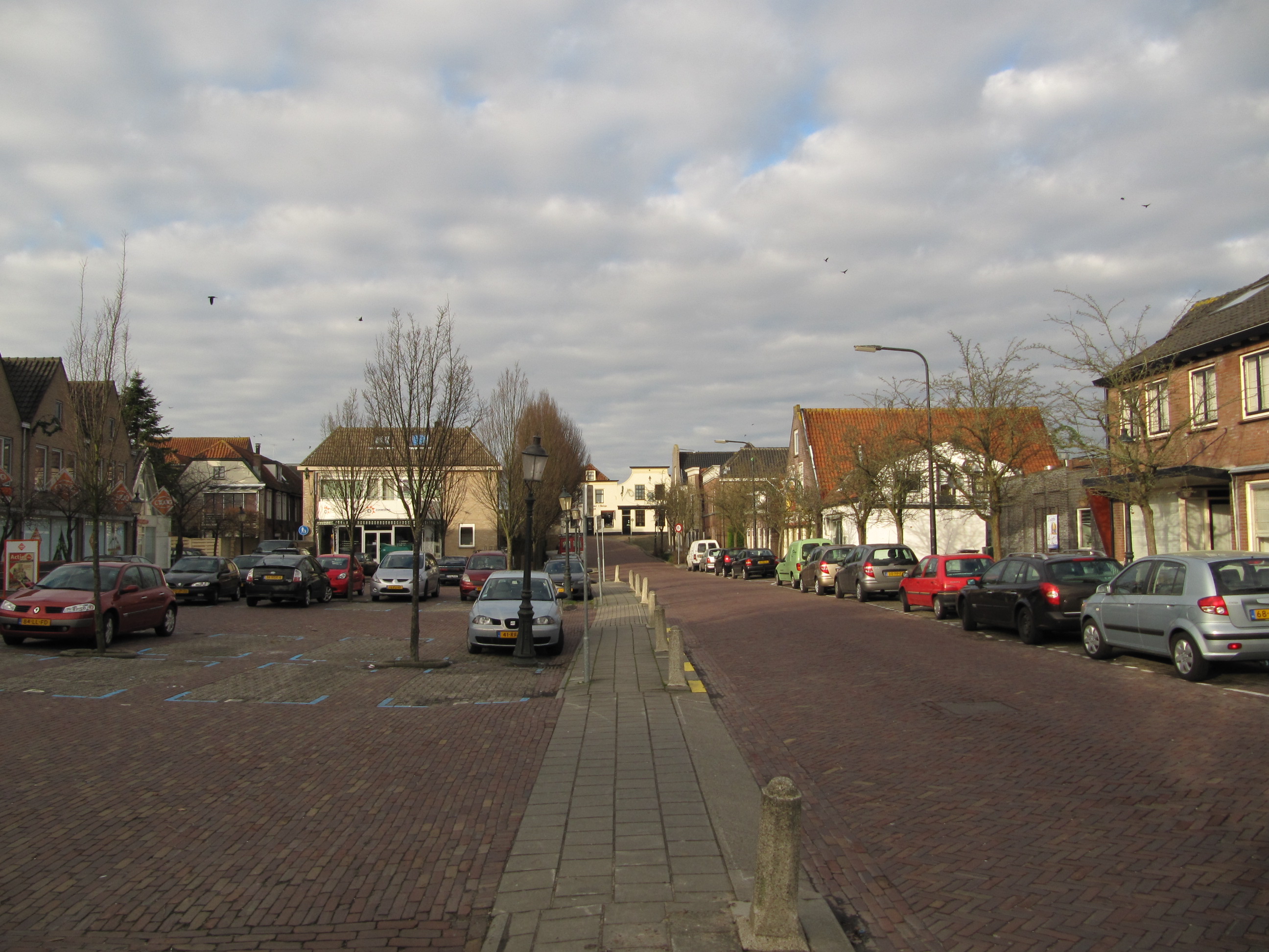 Grote Haven in het historische centrum van Haastrecht