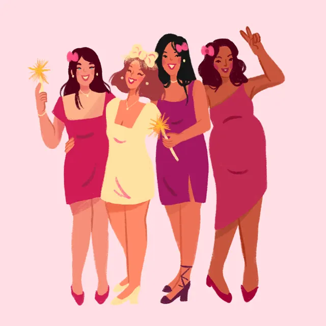 Flyer Ladies Night bij De Ouwe Stal